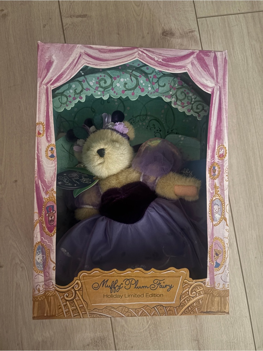 Muffy VanderBear Plum Fairy Certificate in Purple